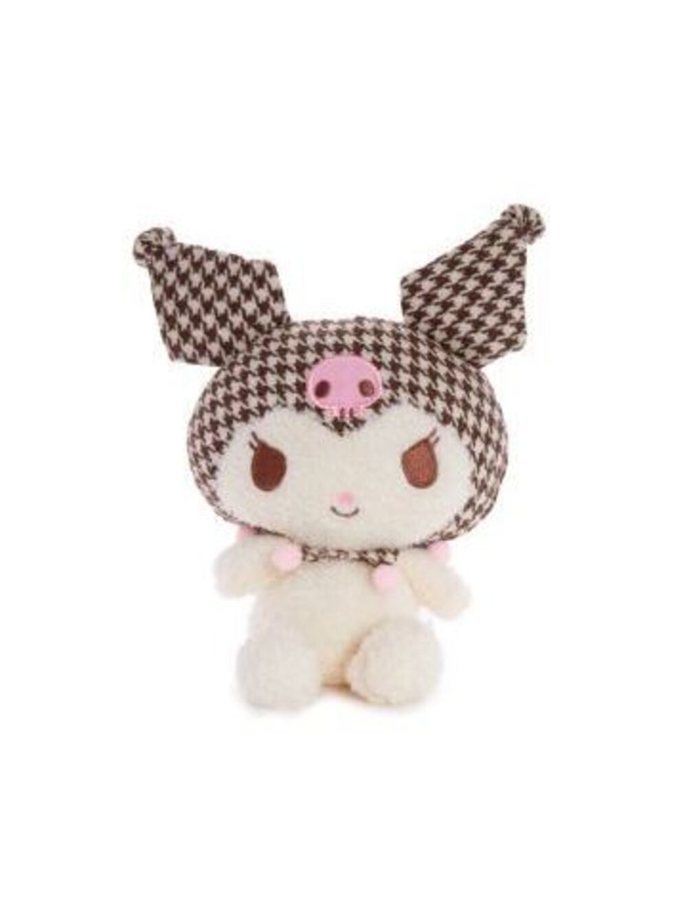Kuromi Sweet Houndstooth Plush - 7"